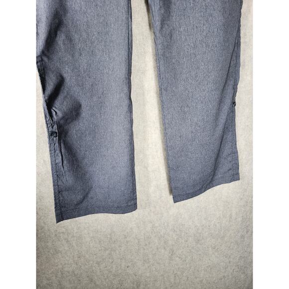 CLOUDVEIL Gray w/ Orange Accents Travel Active Hiking Lightweight Pants SZ L - Picture 4 of 11